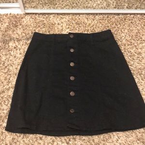 Button-down skirt